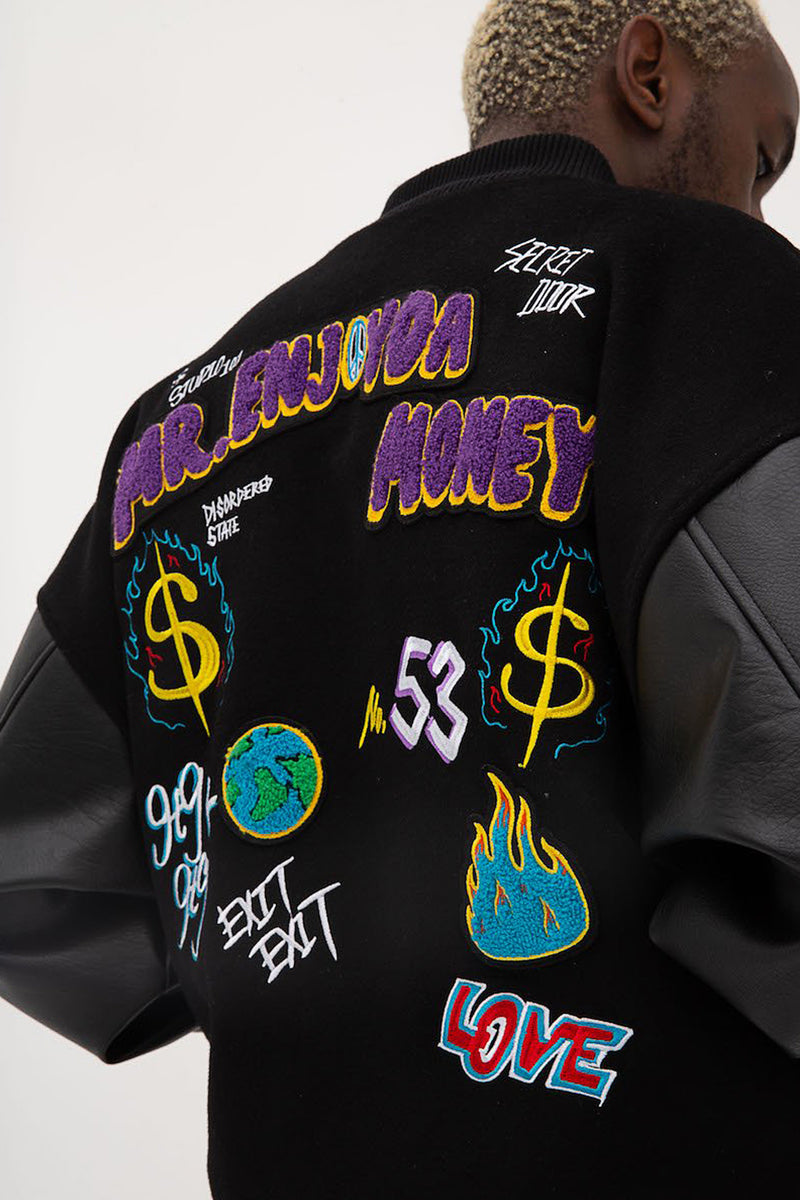 MEDM EMBROIDERED PATCHES JACKET