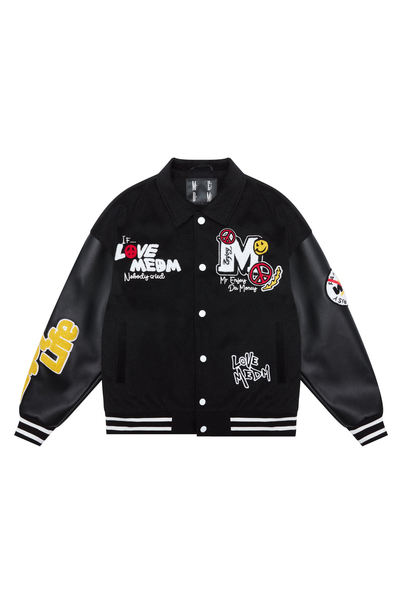 MEDM PEACEFUL VARSITY JACKET