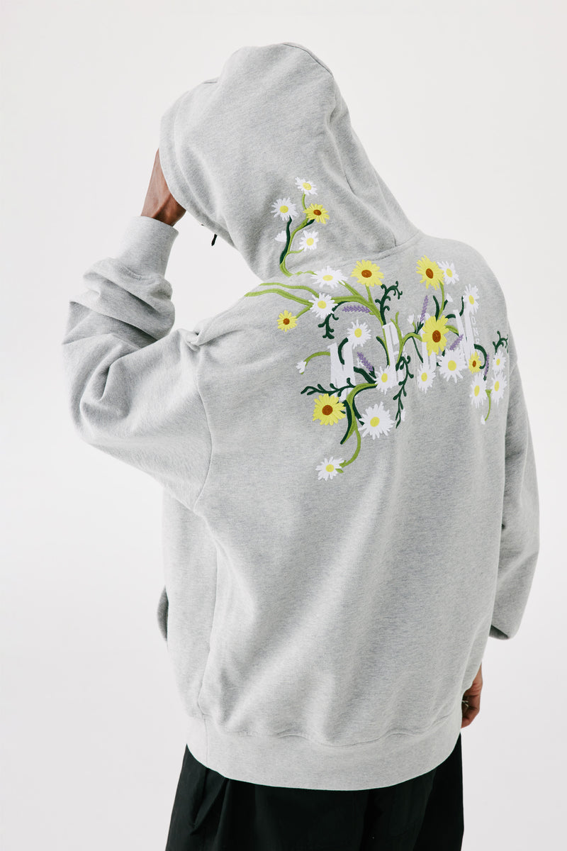 MEDM EMBROIDERED FLORAL HOODIE Baroque Galleria