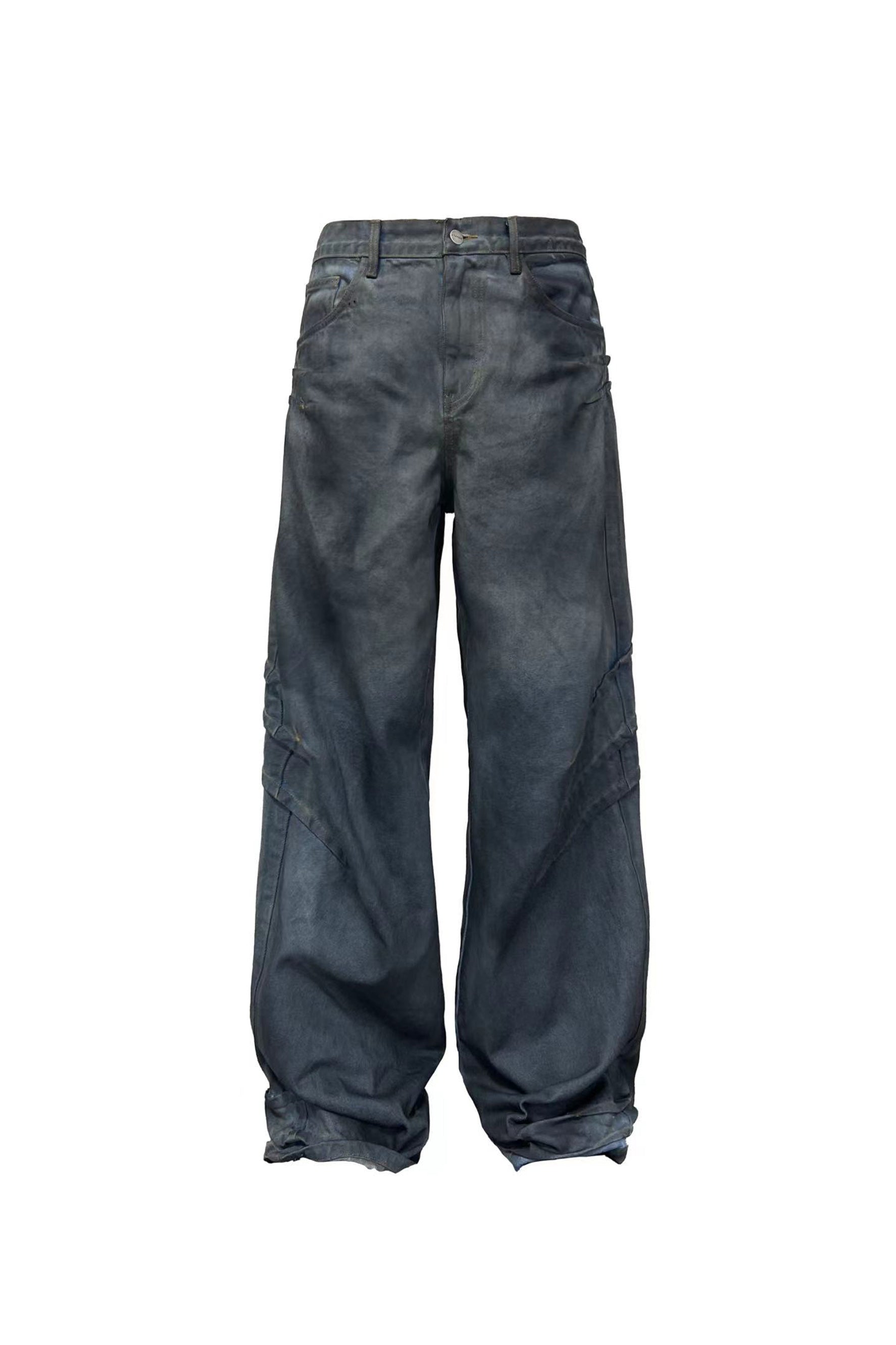 JCAESAR SCRATCHED JEANS – Baroque Galleria