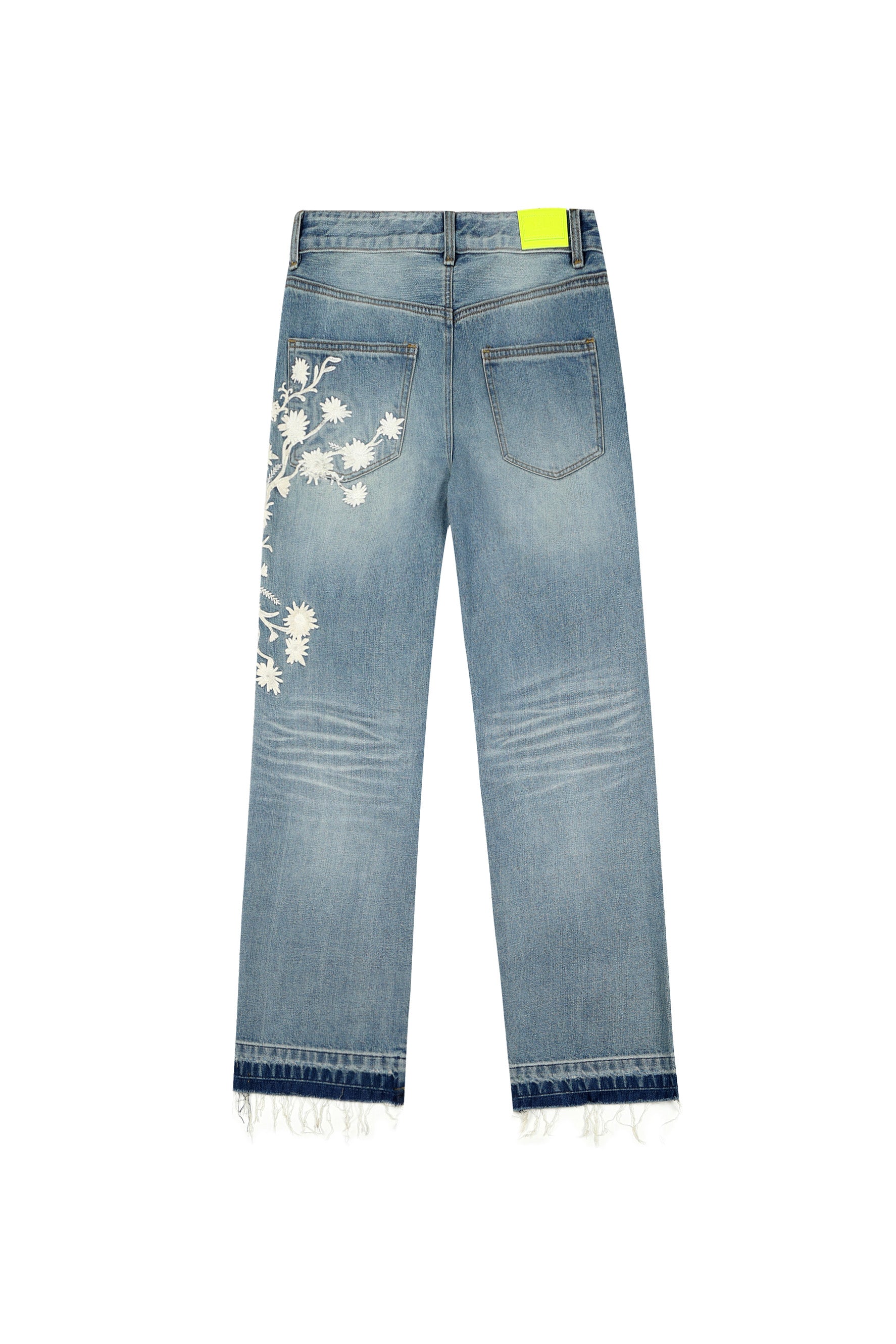 MEDM FLORAL JEANS – Baroque Galleria