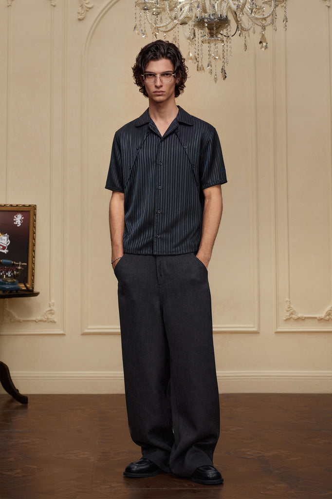 Y's for men Crushed Finish Stripe Shirts Y's for Men Y's for men